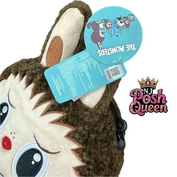 Popmart Popland Limited Edition Zimomo Big Head Plush Bag by Kasing Lung Labubu